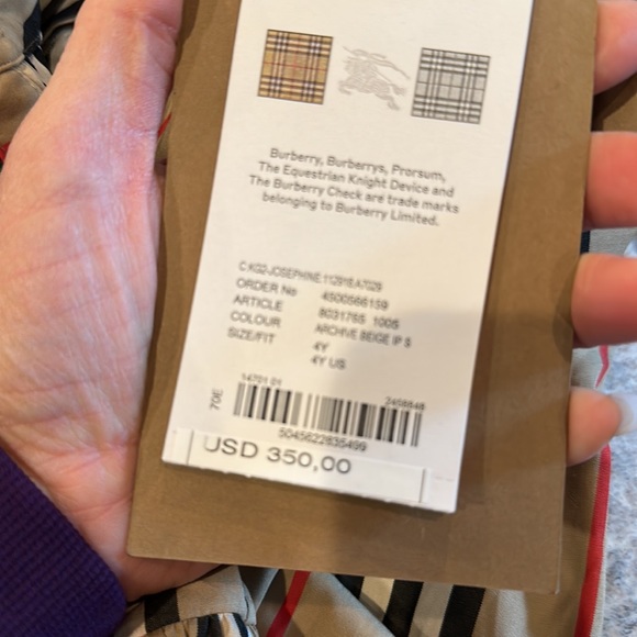 Burberry dress - Picture 4 of 4